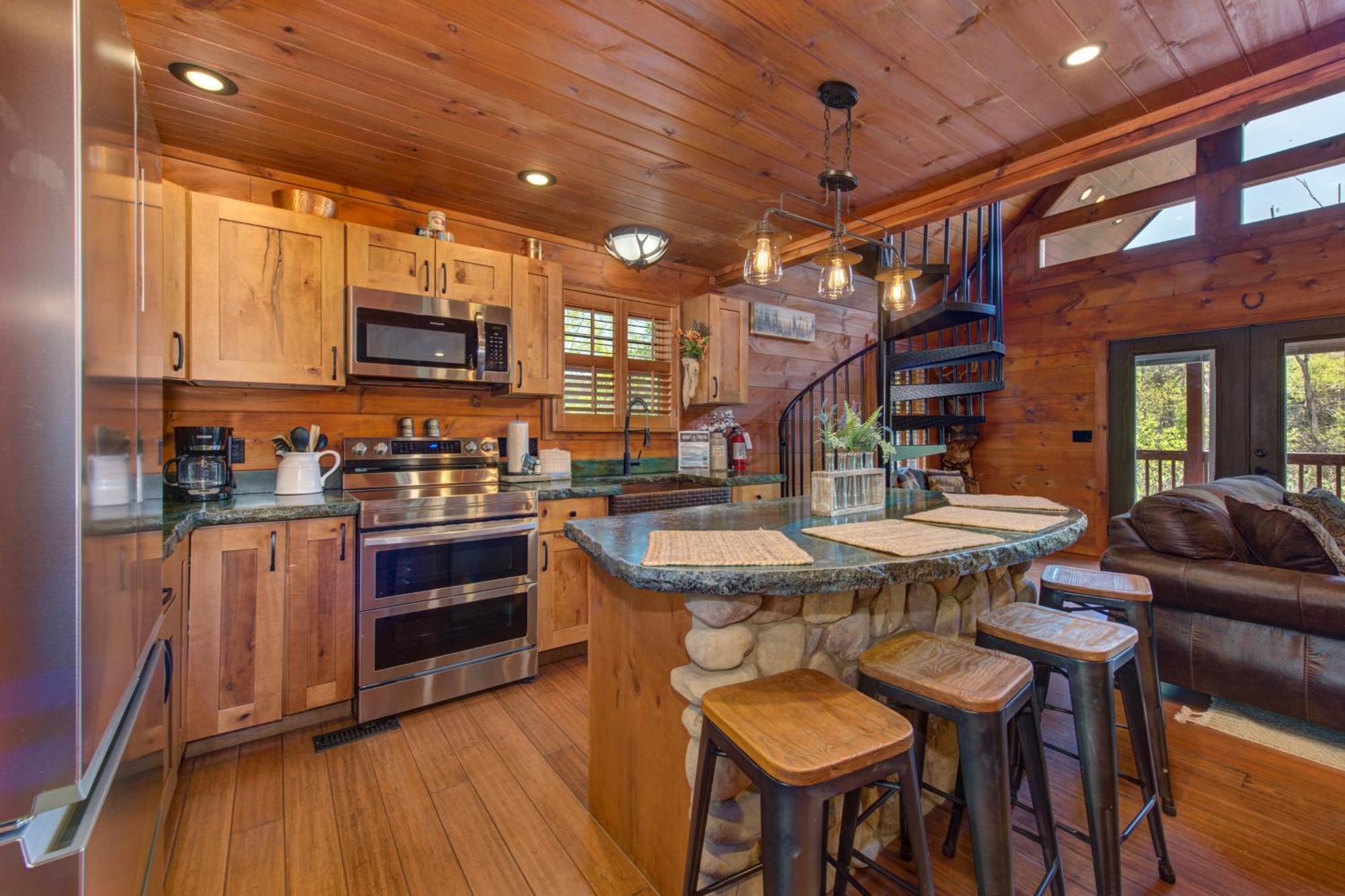 The Buckhorn By Stony Brook Cabins 蓋特林堡 外观 照片